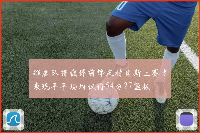 雄鹿队将裁掉前锋皮特南斯上赛季表现平平场均仅得54分27篮板